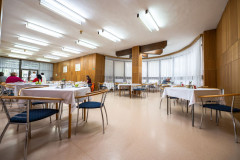 Jedáleň pre pacientov - interiér