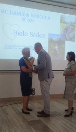 Bc. Danuše Koščová získala regionálne ocenenie Biele srdce
