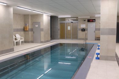 Zrekonštruovaný rehabilitačný bazén