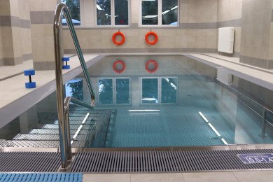 Zrekonštruovaný rehabilitačný bazén